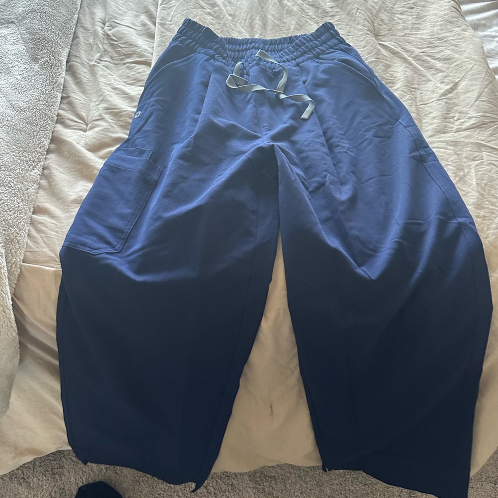 Figs Navy Shelby limited edition wide leg s tall